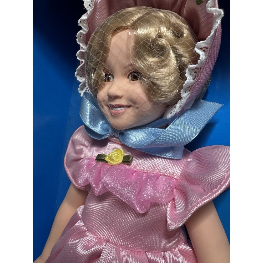 1996 Danbury Mint Shirley Temple "The Little Colonel" Doll 14" In Box Vintage